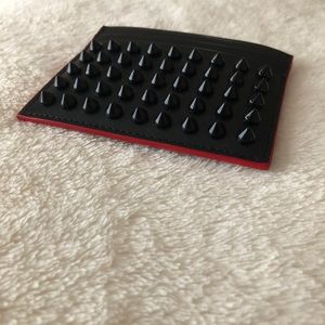 Christian Louboutin Studded Credit Card Holder